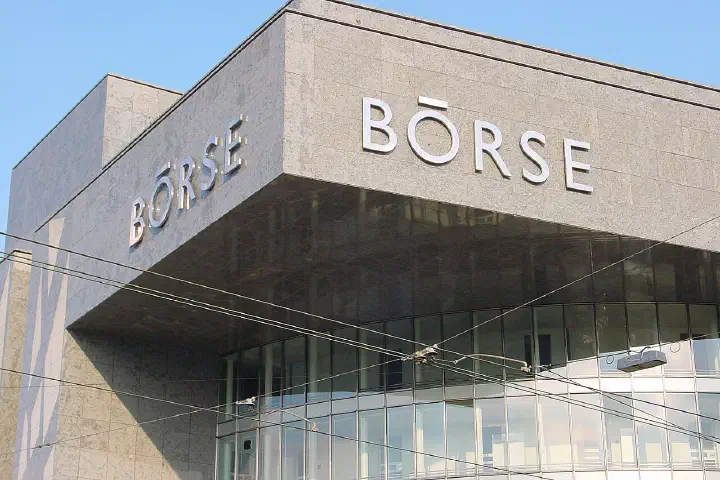 The stock exchange in Zurich, Switzerland.