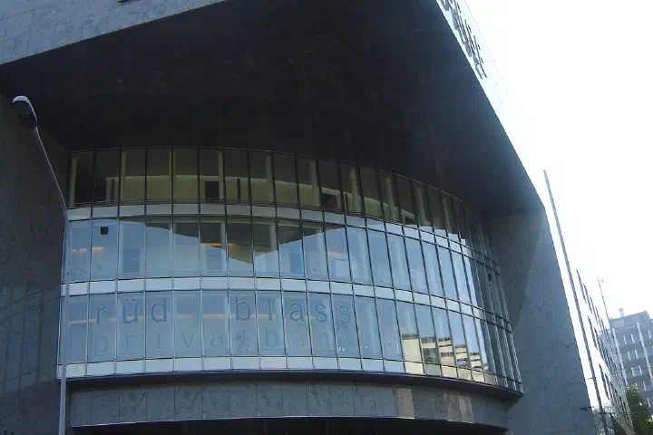 The Zurich stock exchange.