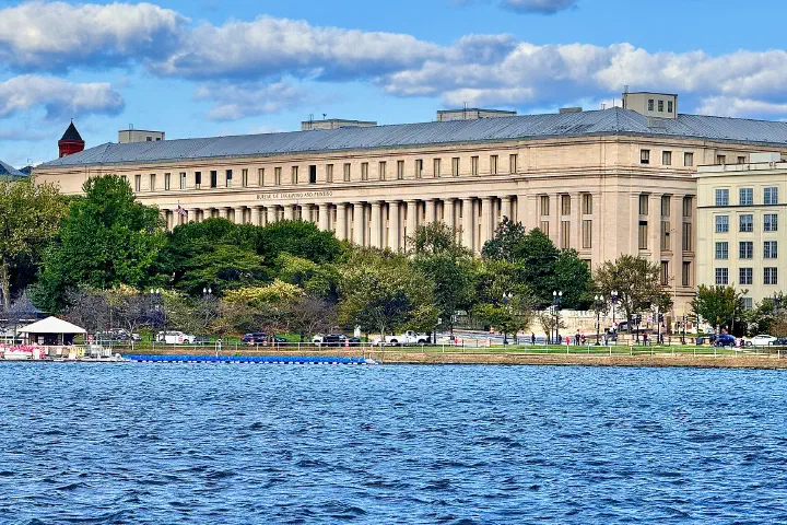 The Bureau of Engraving and Printing, which prints U.S. currency.
