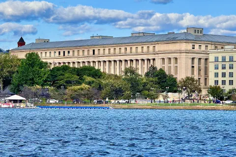 The Bureau of Engraving and Printing, which prints U.S. currency.