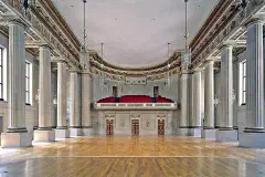 The Andrew W. Mellon Auditorium, looking toward the entrance from the stage.