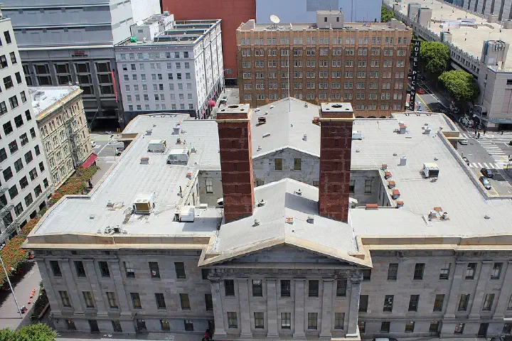 The Old San Francisco Mint in San Francisco, California.