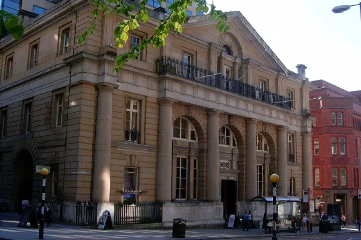 The former Bank of England building on King Street, Manchester.