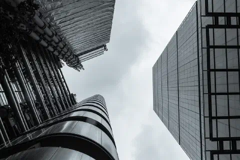 The Lloyd's building, London.
