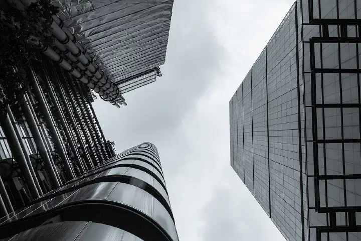 The Lloyd's building, London.