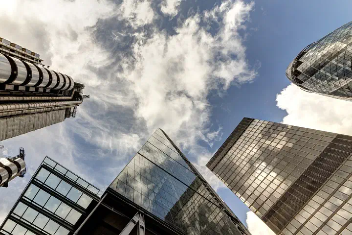 The Lloyd's building, London.
