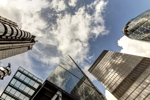 The Lloyd's building, London.