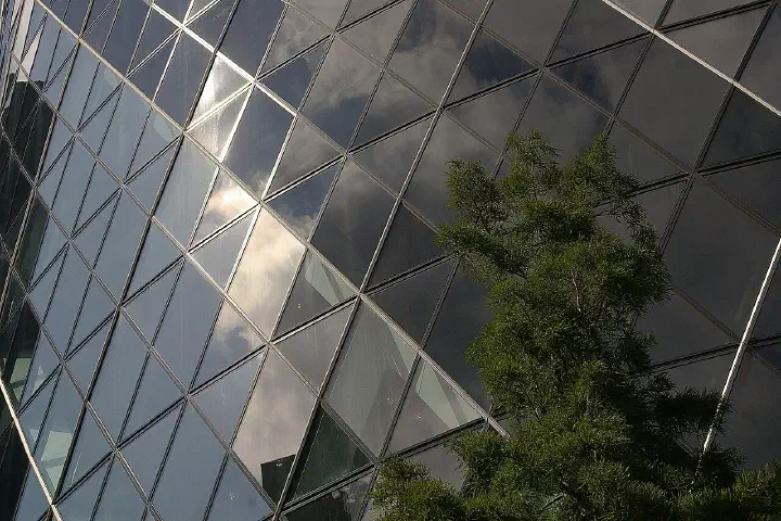 The Gherkin, aka 30 St Mary Ax, or the Swiss Re Building