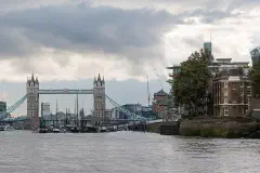 Tower Bridge (view from the Thames), London, England, United Kingdom