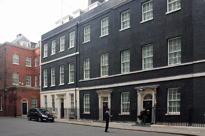 Downing Street on 17 March 2010.