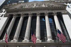 The New York Stock Exchange building.