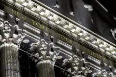 New York Stock Exchange signage on Broad Street