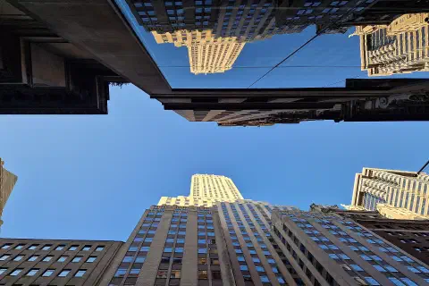 Wall Street, Manhattan.