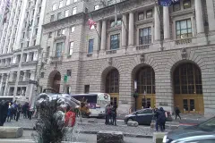Buildings around Bowling Green in Lower Manhattan.