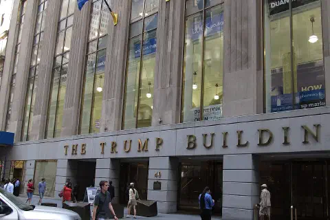 The Trump Building, a 70-story skyscraper in New York City.