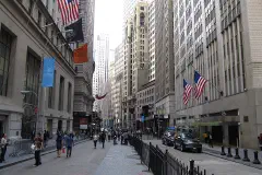 Broad Street is located in the Financial District in the New York City borough of Manhattan, stretching from South Street to Wall Street
