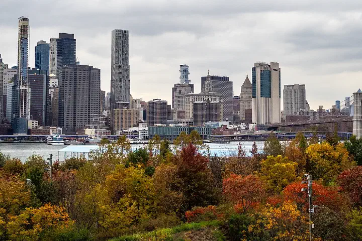 Financial District East skyline, 2025