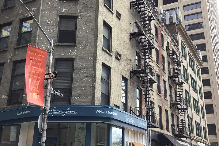 The Financial District, Manhattan, in April 2022.