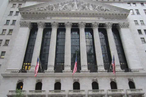 The New York Stock Exchange, New York City, May 2014.