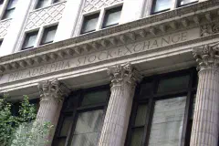 The Philadelphia Stock Exchange building at 1409-1411 Walnut Street.